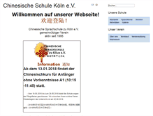 Tablet Screenshot of chinesische-schule-koeln.de